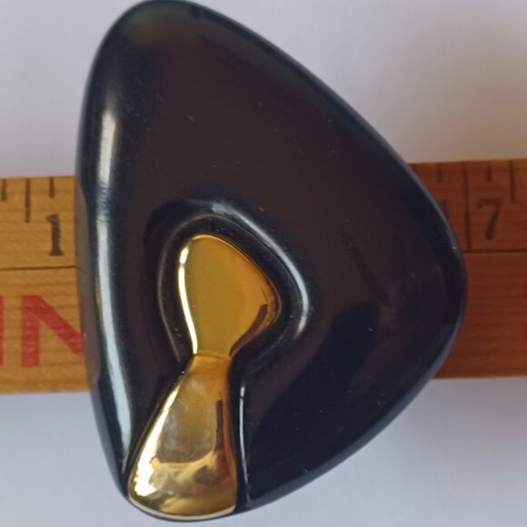 Modernistic design brooch (1950's)  umsigned - Picture 4 of 4